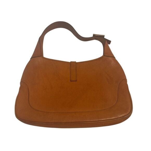 Gucci Tan Leather Jackie piston lock Shoulder Bag - Picture 3 of 14